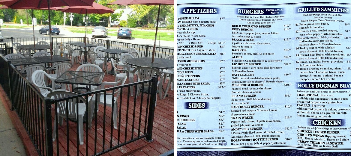 Andy's Place Menu
